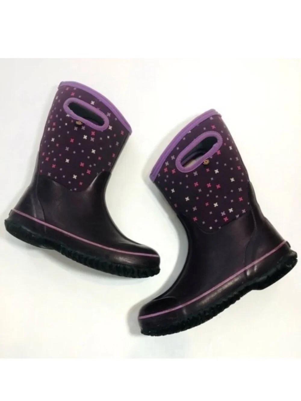 Bogs | Youth Purple K Classic Plus waterproof boots | Size 6